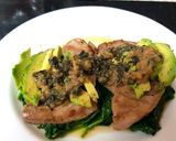 A picture of step 8 of My Grilled Citrus Tuna Steaks with Avocado & Spinach 😘.