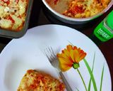 A picture of step 7 of Veg lasagna.