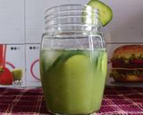 A picture of step 2 of Cucumber Cool (welcome drink).