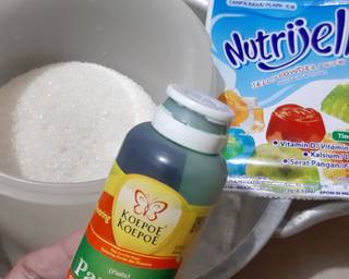 Pudding (ala) Cendol - Step 1