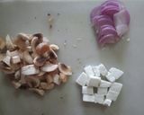 A picture of step 1 of Diet Mushroom Pulao ❤️.