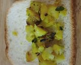 A picture of step 1 of Potato egg sandwich.