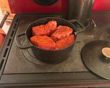 A picture of step 2 of Braised Beef Ribs with Paprika and Beer.