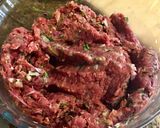 Foto del paso 1 de la receta: Polpetone (pan de carne) con hongos y queso