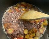 A picture of step 1 of Rhubarb Fool.