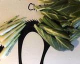 Une image de l'étape 2 de Dos de cabillaud en croûte au riz blettes et fruits secs.