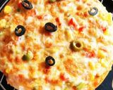 A picture of step 6 of Extra cheese pizza hut pizza.