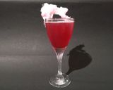 A picture of step 3 of Cotton candy cocktail.