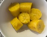 Foto del paso 4 de la receta: Bolitas de plátano maduro