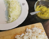 Foto del paso 1 de la receta: Croquetas de bacalao con pimientos asados y patatas
