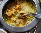 A picture of step 3 of Mutton sukha and mutton curry.