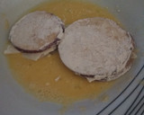 Foto del paso 3 de la receta: Discos de berenjena con jamón y queso