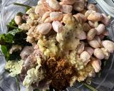 A picture of step 2 of No cheese pesto sauce 😋.