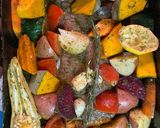 Oven baked Fish with all kinds of vegetables I lost count of ✌🏽🤓😎 রেসিপির ধাপ 2 ছবি