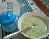 Hình bước làm 4 của món Cháo tôm chùm ngây