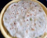 A picture of step 4 of Tri colour paratha.