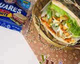 A picture of step 1 of Chicken tikka in bb squares makes a delicious lunch box!.