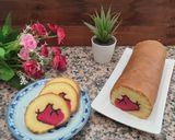 Foto langkah ke 7 dari resep Bolu Gulung Merah Putih.