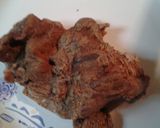 A picture of step 2 of Twice cooked beef.