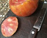 Foto del paso 2 de la receta: Tomate relleno con remolacha y cebolla