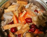 Hình bước làm 4 của món Tiềm ngũ quả chay
