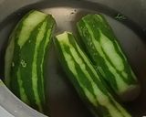 A picture of step 1 of Turai & Split Moong dal Sabji.
