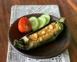 Foto langkah ke 5 dari resep Nasi Bakar Ayam Bumbu Rujak.