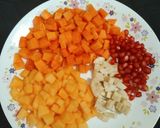 A picture of step 1 of Fruit Chaat.