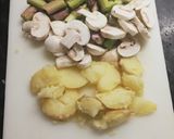 Foto del paso 1 de la receta: Merluza con calamar al horno fit