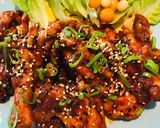 รูปขั้นตอนการทำที่ 3 ของ ตีนไก่ผัดซอสเผ็ดเกาหลี คีโต (ทักบัล)
