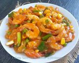 Foto langkah ke 3 dari resep Udang Saos Asem Manis.