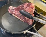 A picture of step 3 of Garlic and thyme T-bone steak #CookEveryPart.