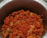 A picture of step 2 of Methi keema curry.
