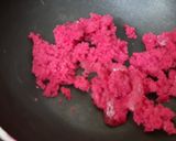 A picture of step 7 of Heart shape red velvet cake.