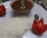 A picture of step 4 of Chole Chawal.
