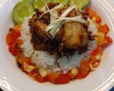 Foto langkah ke 4 dari resep Ga Xao Sa Ot (Tumis Ayam Sereh Cabe) Khas Vietnam.