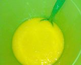 A picture of step 2 of Mango juice.