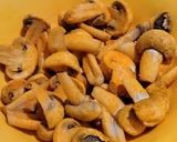 A picture of step 2 of Straw mushroom pickle.