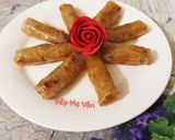 Hình bước làm 4 của món Chả giò ram thịt bò rau củ
