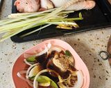 Hình bước làm 1 của món Gà hấp mắm bằng lò hơi nước