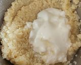 A picture of step 1 of Broken wheat mini pancakes.