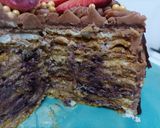 Pas rețetă Tort Medovik cu foi caramelizate 4 fotografie