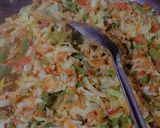 A picture of step 10 of Moi moi and vegetable Sauce.
