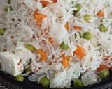तिरंगा पुलाव (Tiranga pulao recipe in hindi) रेसिपी चरण 3 फोटो