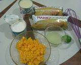 A picture of step 1 of Lime and Mango Carlota.