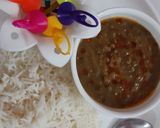 A picture of step 6 of Whole black masoor dal.