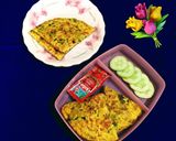 A picture of step 10 of Vegetable Omelette.