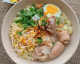 Hình bước làm 8 của món Nui Giò - Đuôi Heo