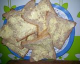 A picture of step 1 of Simple Pan toasted brown bread #theme challenge.