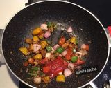 चिली पनीर सिजलर (chilli paneer sizzler recipe in Hindi) रेसिपी चरण 11 फोटो